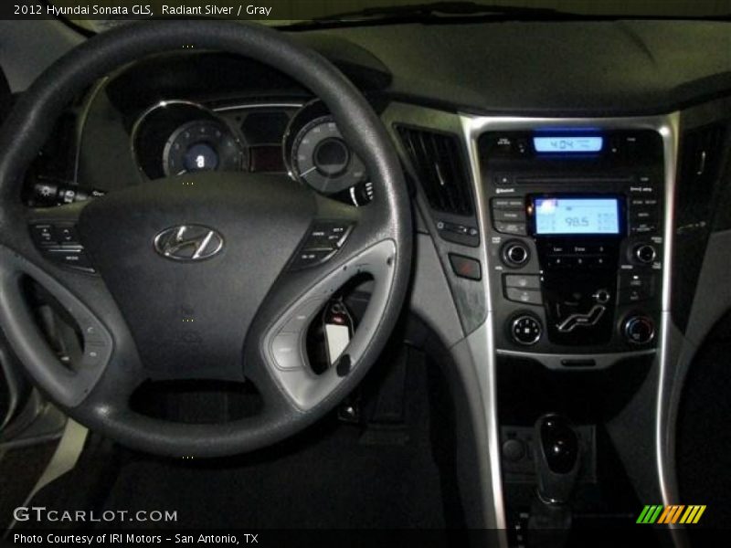 Radiant Silver / Gray 2012 Hyundai Sonata GLS