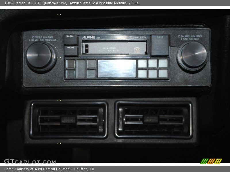 Audio System of 1984 308 GTS Quattrovalvole