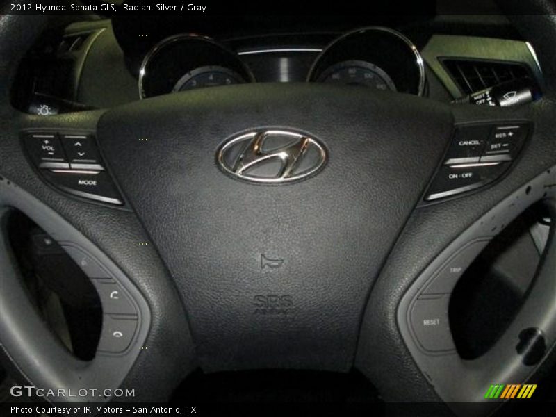 Radiant Silver / Gray 2012 Hyundai Sonata GLS