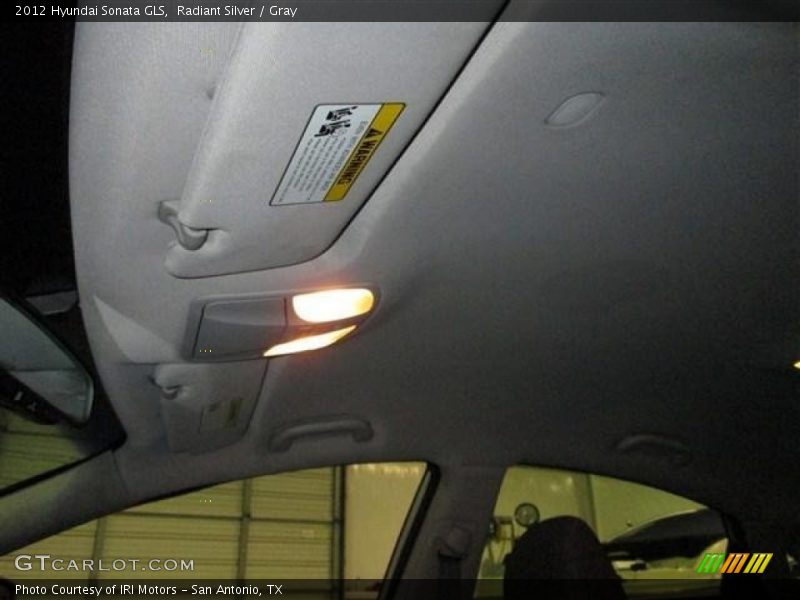 Radiant Silver / Gray 2012 Hyundai Sonata GLS