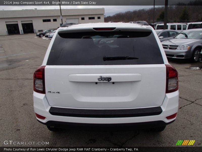 Bright White / Dark Slate Gray 2014 Jeep Compass Sport 4x4