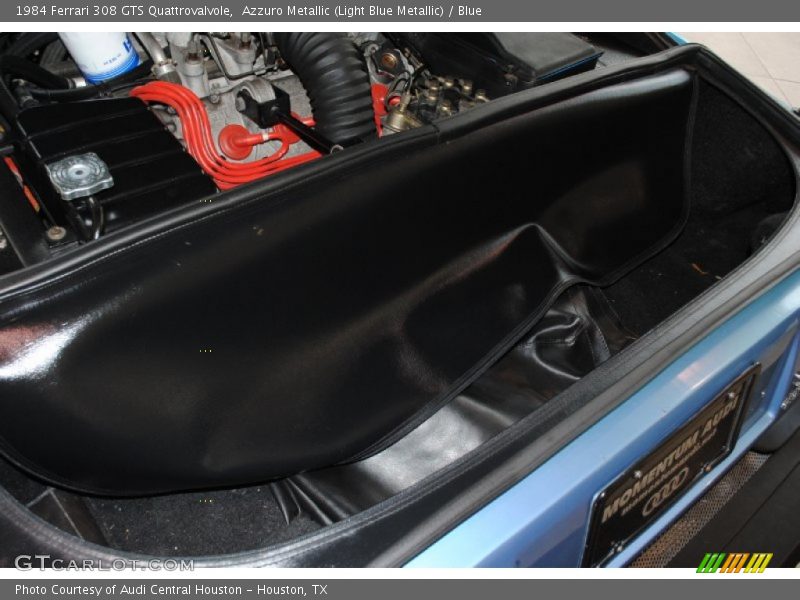 Azzuro Metallic (Light Blue Metallic) / Blue 1984 Ferrari 308 GTS Quattrovalvole