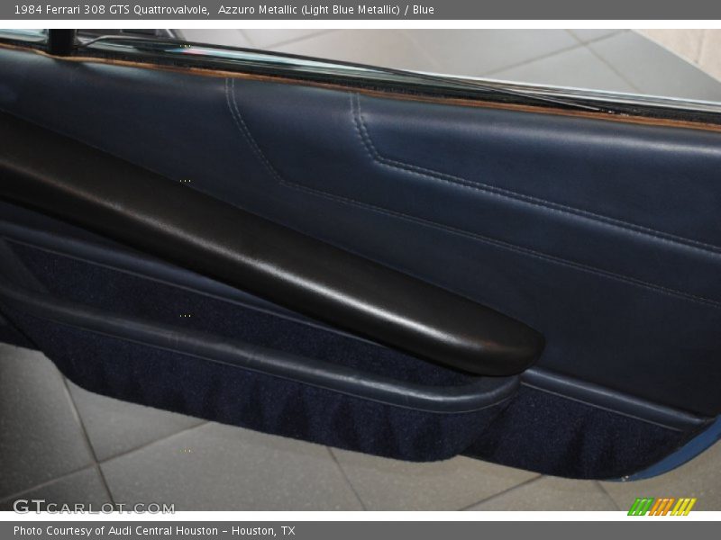 Azzuro Metallic (Light Blue Metallic) / Blue 1984 Ferrari 308 GTS Quattrovalvole