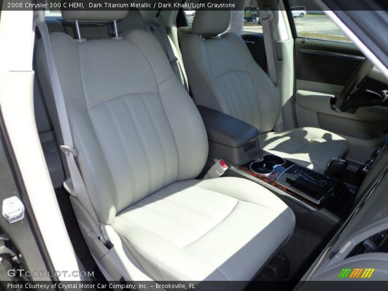 Dark Titanium Metallic / Dark Khaki/Light Graystone 2008 Chrysler 300 C HEMI