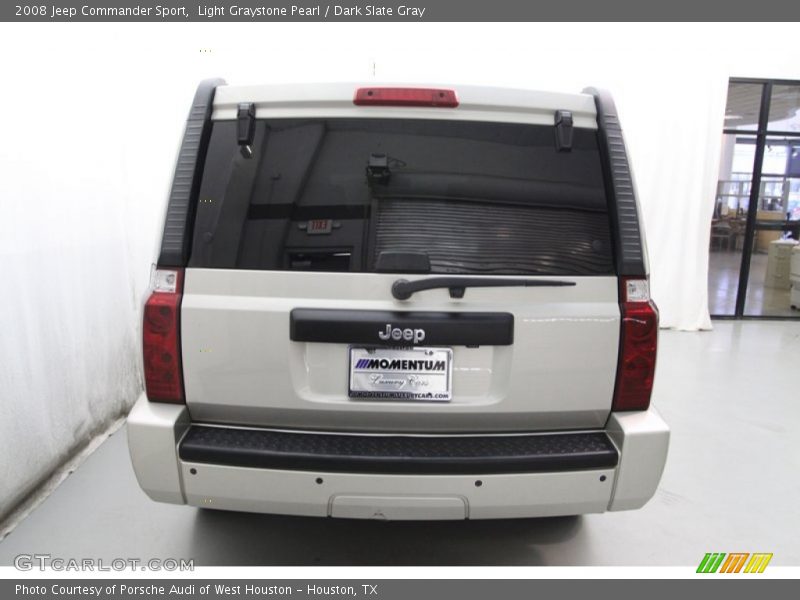 Light Graystone Pearl / Dark Slate Gray 2008 Jeep Commander Sport