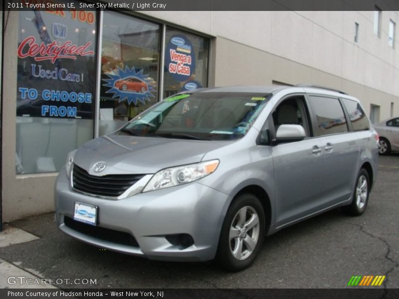 Silver Sky Metallic / Light Gray 2011 Toyota Sienna LE
