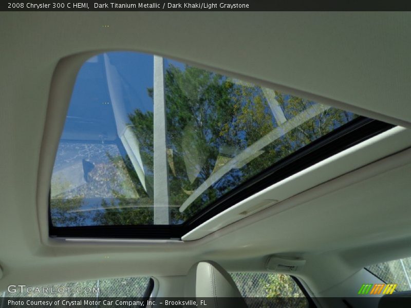 Dark Titanium Metallic / Dark Khaki/Light Graystone 2008 Chrysler 300 C HEMI