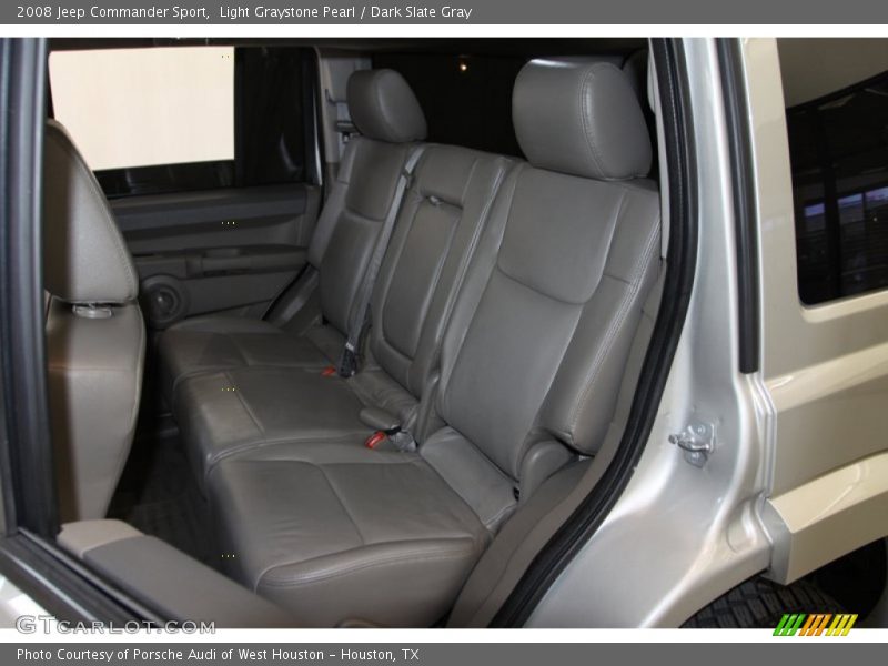 Light Graystone Pearl / Dark Slate Gray 2008 Jeep Commander Sport