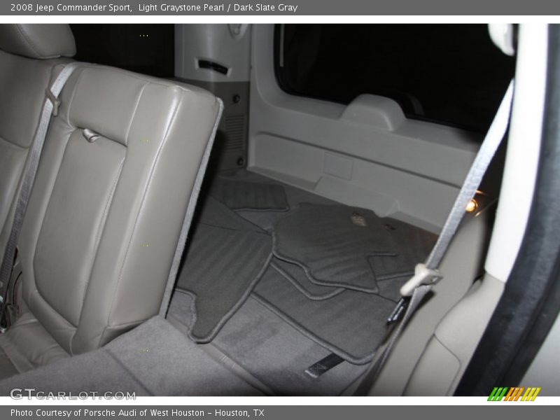 Light Graystone Pearl / Dark Slate Gray 2008 Jeep Commander Sport
