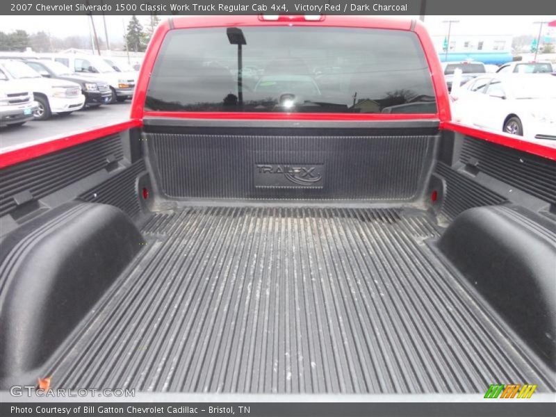 Victory Red / Dark Charcoal 2007 Chevrolet Silverado 1500 Classic Work Truck Regular Cab 4x4