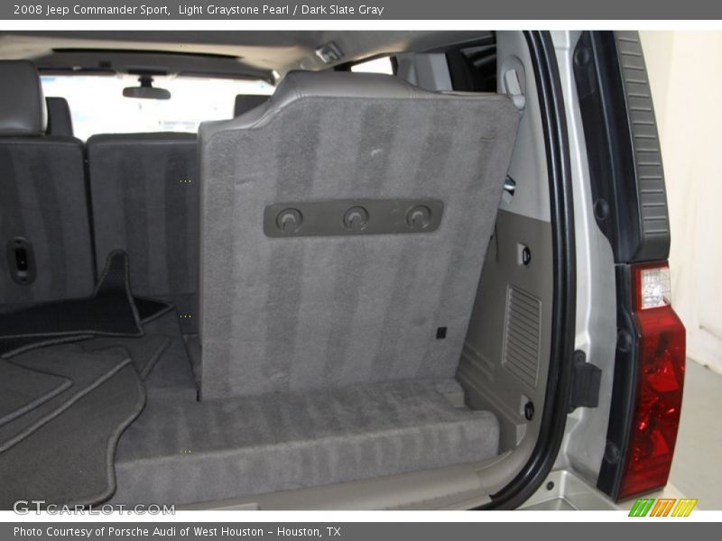 Light Graystone Pearl / Dark Slate Gray 2008 Jeep Commander Sport