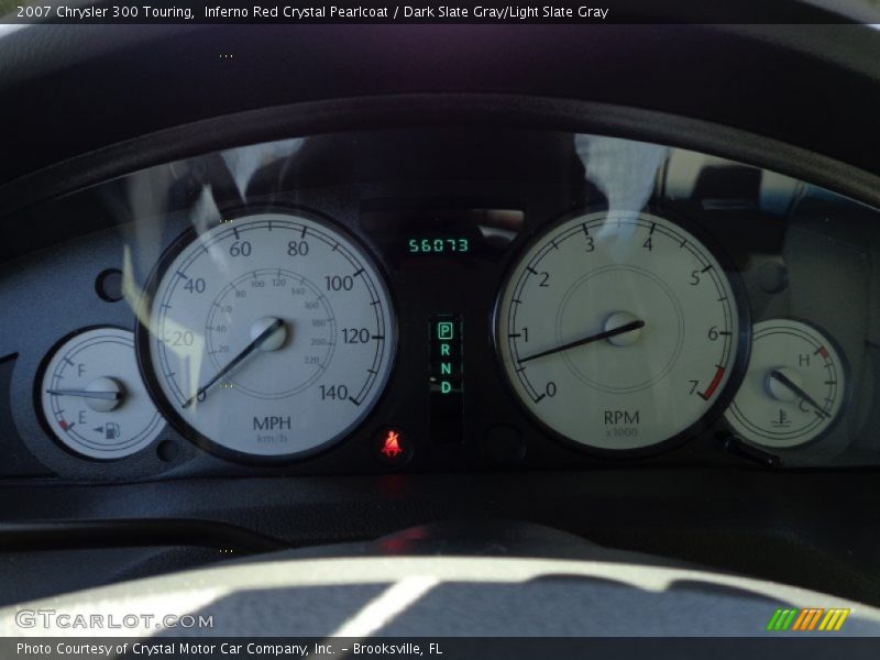 Inferno Red Crystal Pearlcoat / Dark Slate Gray/Light Slate Gray 2007 Chrysler 300 Touring