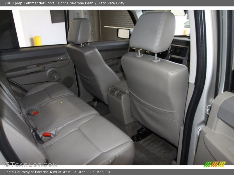 Light Graystone Pearl / Dark Slate Gray 2008 Jeep Commander Sport