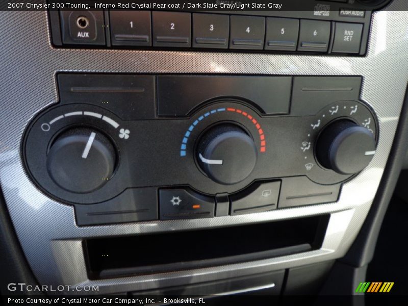Inferno Red Crystal Pearlcoat / Dark Slate Gray/Light Slate Gray 2007 Chrysler 300 Touring