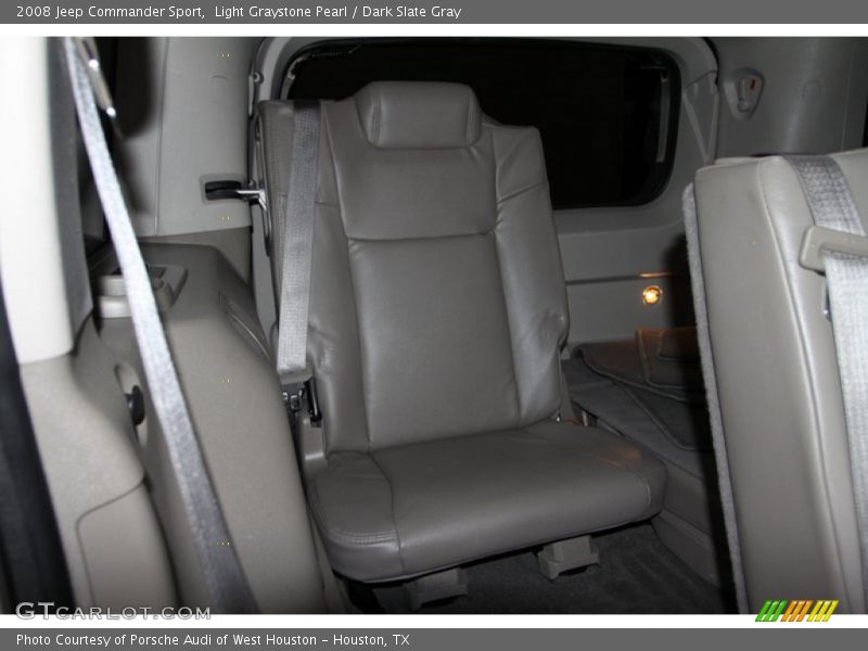 Light Graystone Pearl / Dark Slate Gray 2008 Jeep Commander Sport
