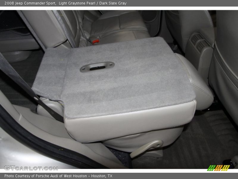 Light Graystone Pearl / Dark Slate Gray 2008 Jeep Commander Sport