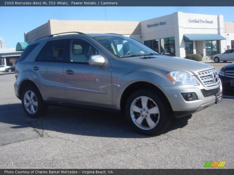 Pewter Metallic / Cashmere 2009 Mercedes-Benz ML 350 4Matic