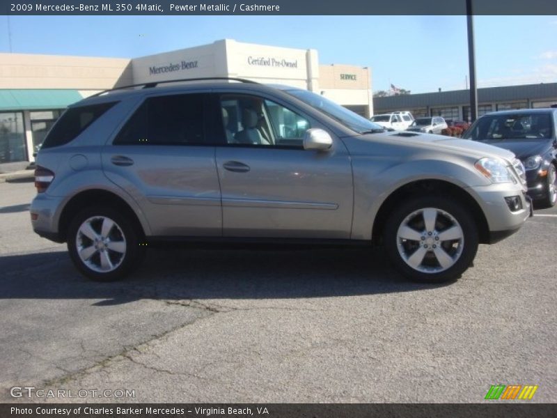 Pewter Metallic / Cashmere 2009 Mercedes-Benz ML 350 4Matic