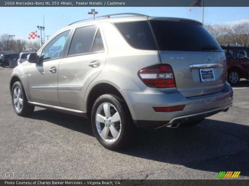 Pewter Metallic / Cashmere 2009 Mercedes-Benz ML 350 4Matic