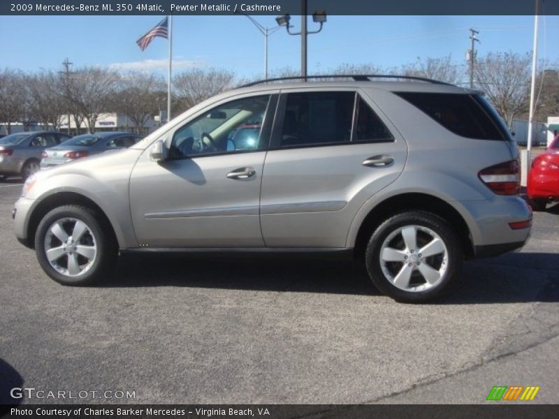 Pewter Metallic / Cashmere 2009 Mercedes-Benz ML 350 4Matic