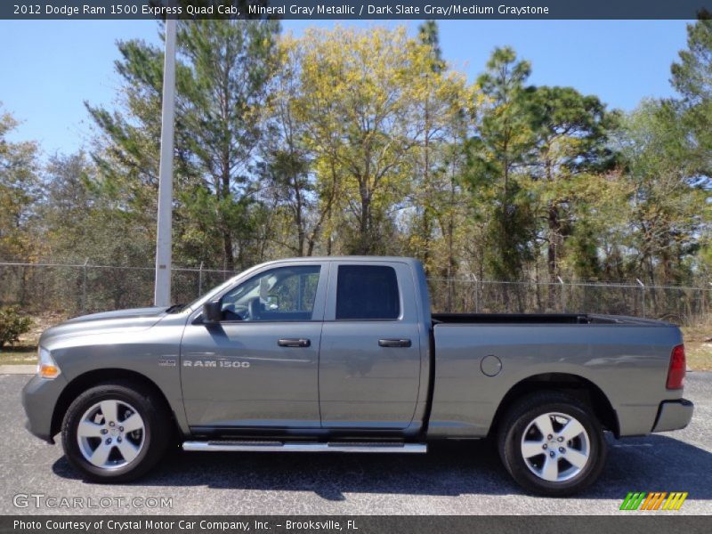  2012 Ram 1500 Express Quad Cab Mineral Gray Metallic