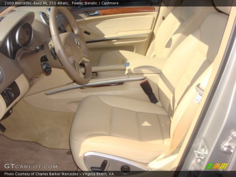 Pewter Metallic / Cashmere 2009 Mercedes-Benz ML 350 4Matic