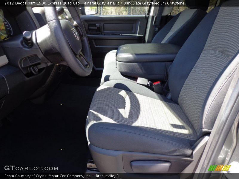 Mineral Gray Metallic / Dark Slate Gray/Medium Graystone 2012 Dodge Ram 1500 Express Quad Cab