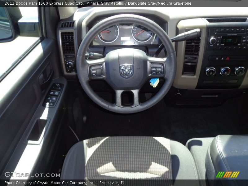 Mineral Gray Metallic / Dark Slate Gray/Medium Graystone 2012 Dodge Ram 1500 Express Quad Cab