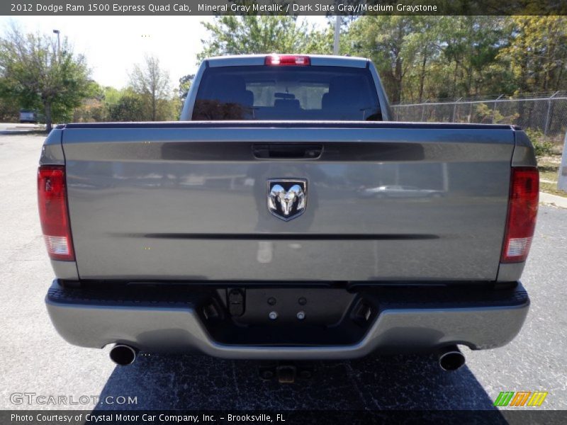 Mineral Gray Metallic / Dark Slate Gray/Medium Graystone 2012 Dodge Ram 1500 Express Quad Cab