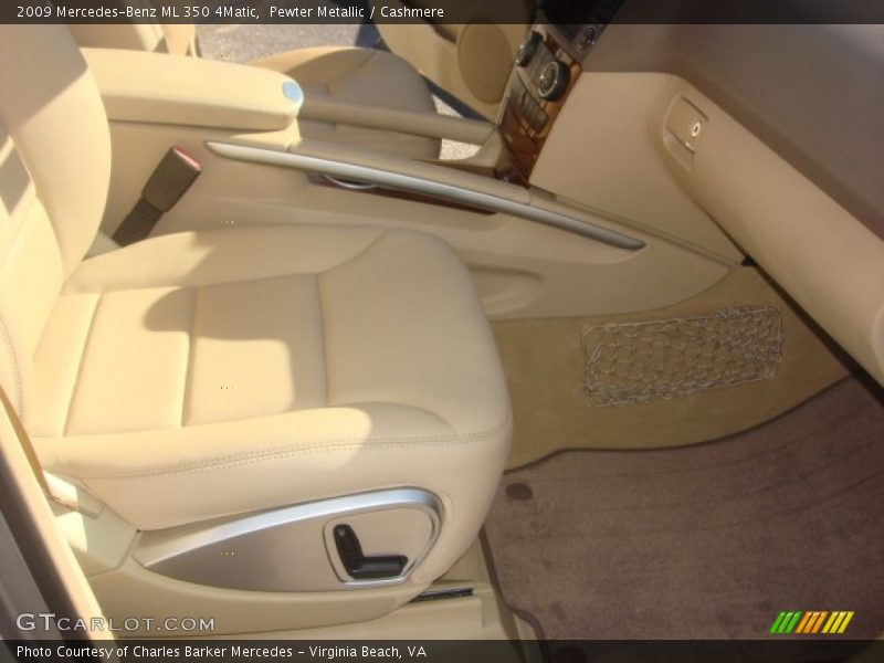 Pewter Metallic / Cashmere 2009 Mercedes-Benz ML 350 4Matic