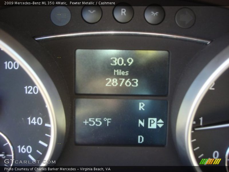 Pewter Metallic / Cashmere 2009 Mercedes-Benz ML 350 4Matic