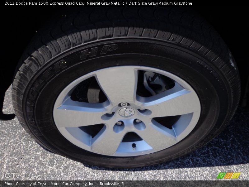 Mineral Gray Metallic / Dark Slate Gray/Medium Graystone 2012 Dodge Ram 1500 Express Quad Cab