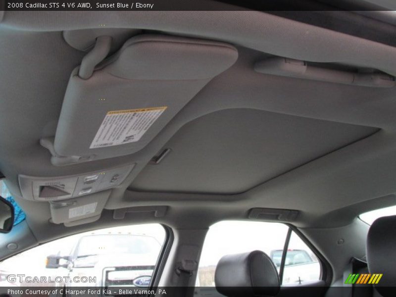 Sunset Blue / Ebony 2008 Cadillac STS 4 V6 AWD