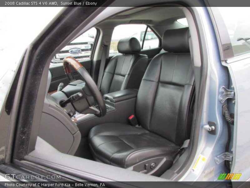 Sunset Blue / Ebony 2008 Cadillac STS 4 V6 AWD