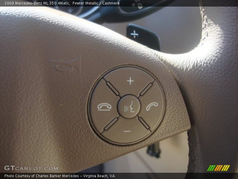 Pewter Metallic / Cashmere 2009 Mercedes-Benz ML 350 4Matic