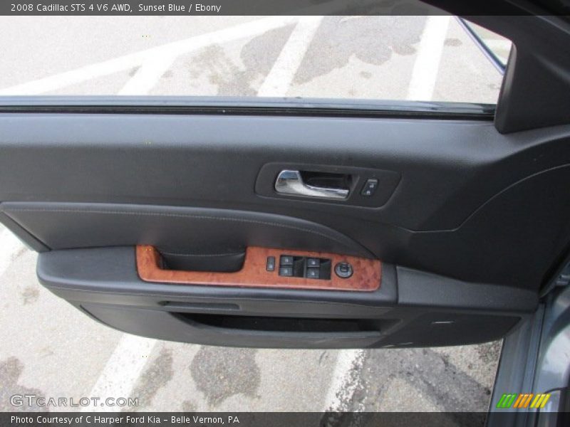 Sunset Blue / Ebony 2008 Cadillac STS 4 V6 AWD