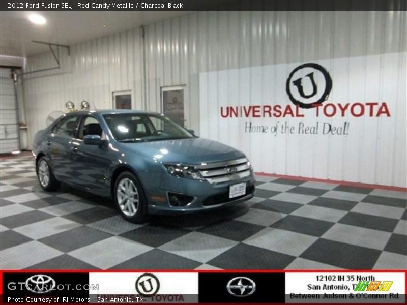 Red Candy Metallic / Charcoal Black 2012 Ford Fusion SEL