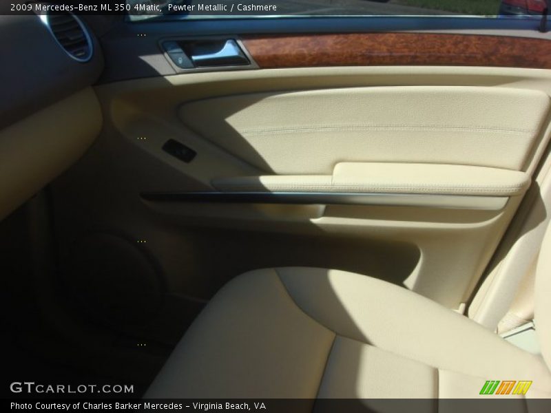 Pewter Metallic / Cashmere 2009 Mercedes-Benz ML 350 4Matic