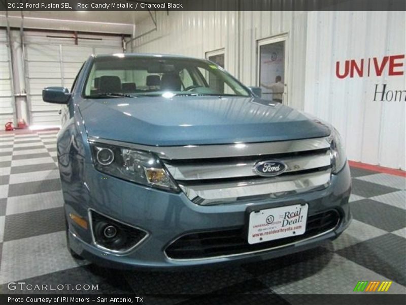 Red Candy Metallic / Charcoal Black 2012 Ford Fusion SEL