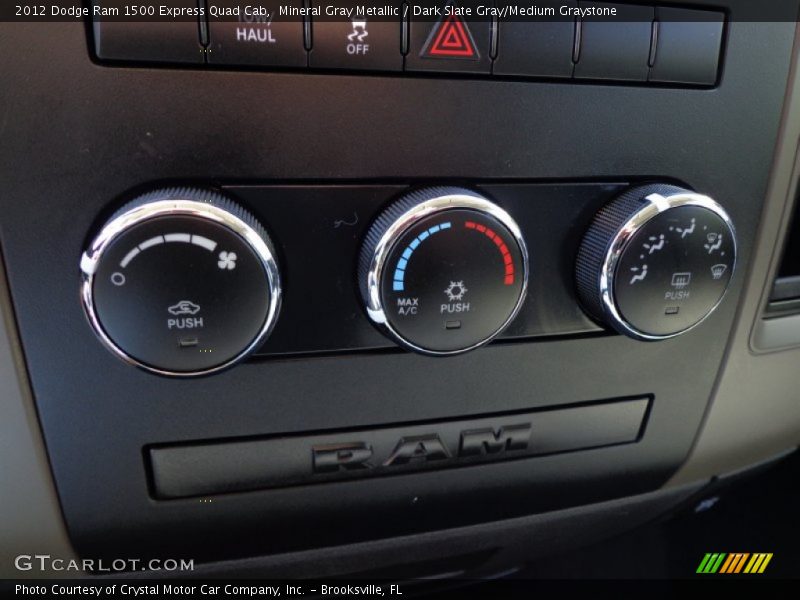 Mineral Gray Metallic / Dark Slate Gray/Medium Graystone 2012 Dodge Ram 1500 Express Quad Cab