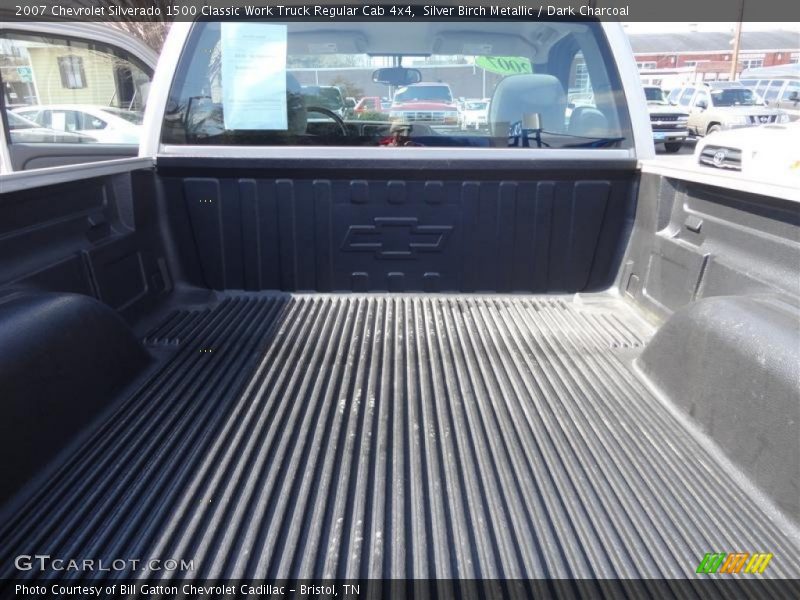 Silver Birch Metallic / Dark Charcoal 2007 Chevrolet Silverado 1500 Classic Work Truck Regular Cab 4x4