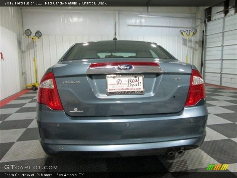 Red Candy Metallic / Charcoal Black 2012 Ford Fusion SEL