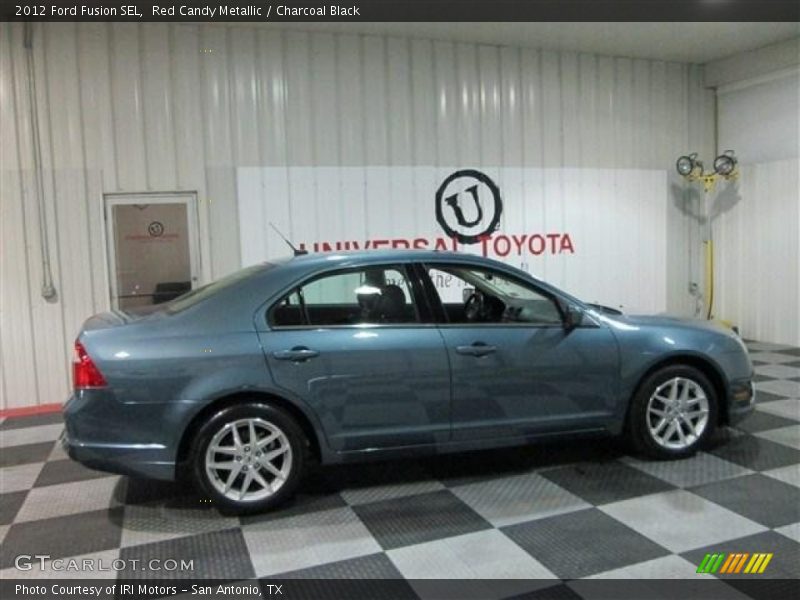 Red Candy Metallic / Charcoal Black 2012 Ford Fusion SEL
