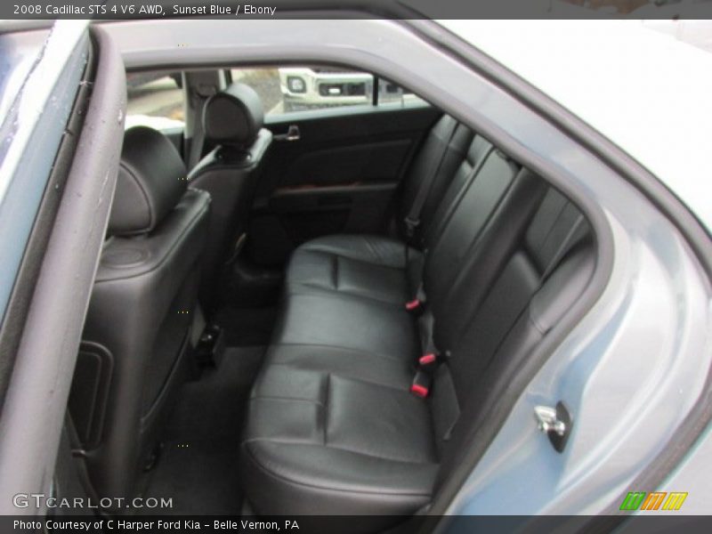 Sunset Blue / Ebony 2008 Cadillac STS 4 V6 AWD