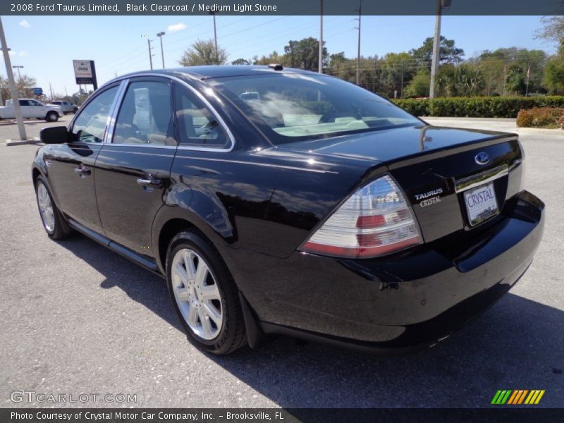Black Clearcoat / Medium Light Stone 2008 Ford Taurus Limited