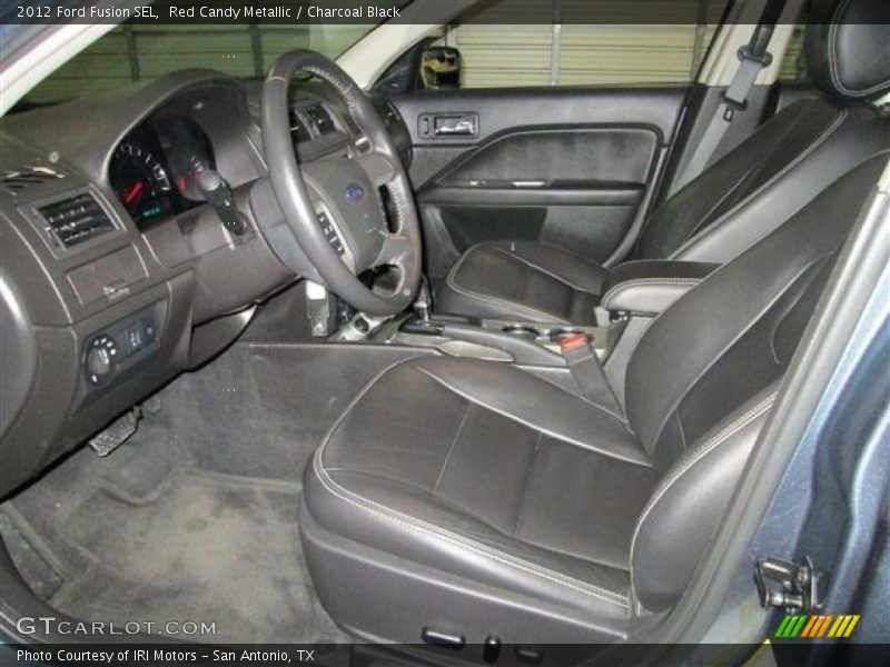 Red Candy Metallic / Charcoal Black 2012 Ford Fusion SEL