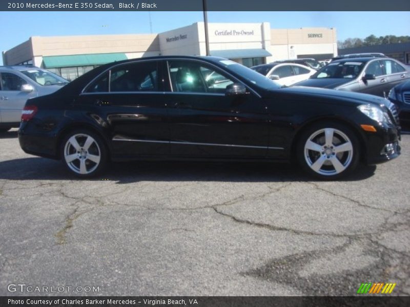 Black / Black 2010 Mercedes-Benz E 350 Sedan