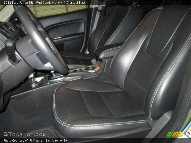 Red Candy Metallic / Charcoal Black 2012 Ford Fusion SEL