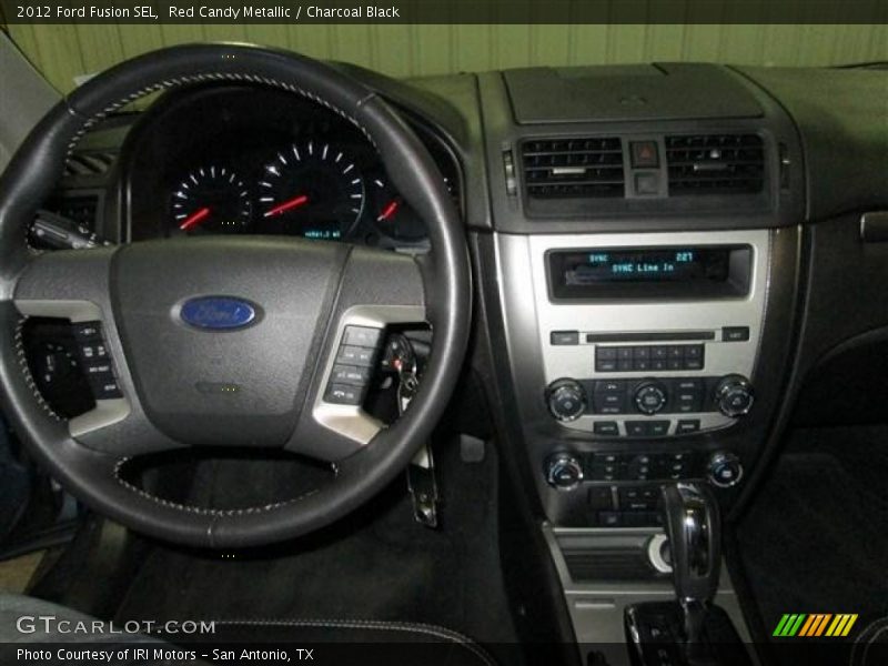 Red Candy Metallic / Charcoal Black 2012 Ford Fusion SEL