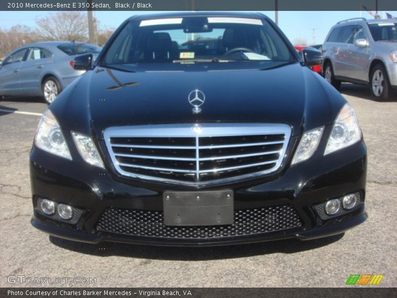 Black / Black 2010 Mercedes-Benz E 350 Sedan